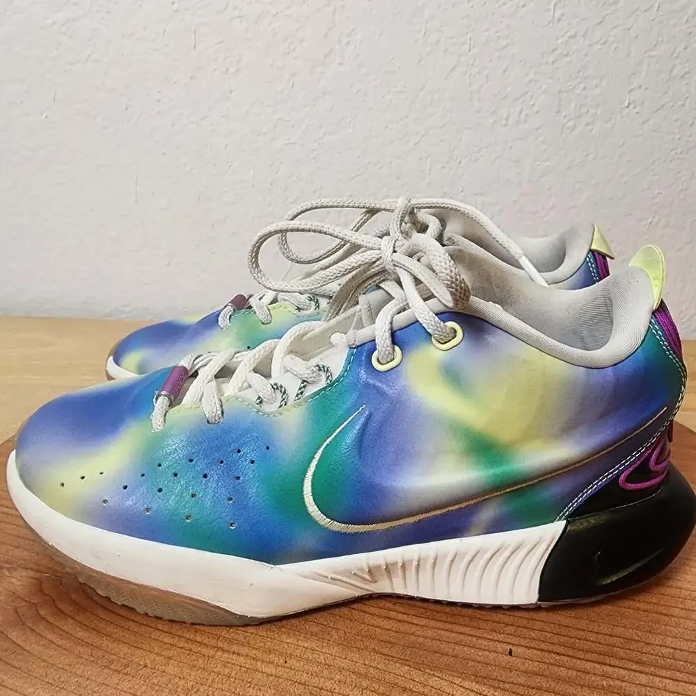 Nike LeBron Shoes Youth Size 6.5Y Multicolor Tie Dye Basketball FN4305-900